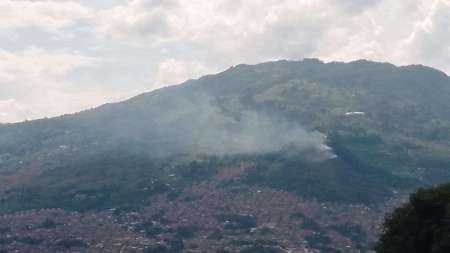 Se reporta un incendio en el Cerro EL Picacho incendio