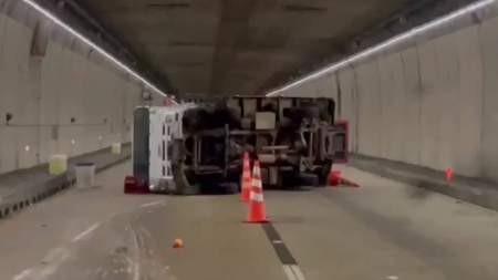 Túnel de Occidente ya tiene paso habilitado, tras fuga de cloro de un camión