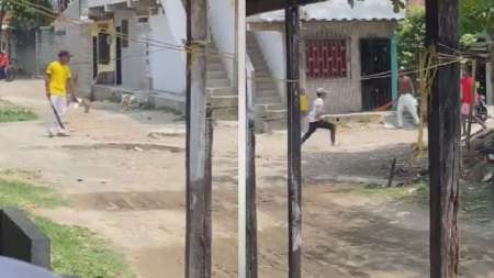 En acto intolerante, jóvenes se enfrentan con machete y piedra en Apartadó
