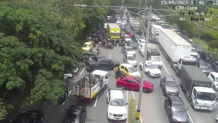 ¡Alerta! no tome la avenida Regional