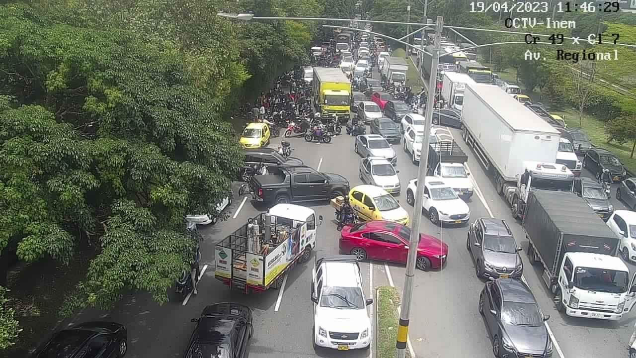 ¡Alerta! no tome la avenida Regional