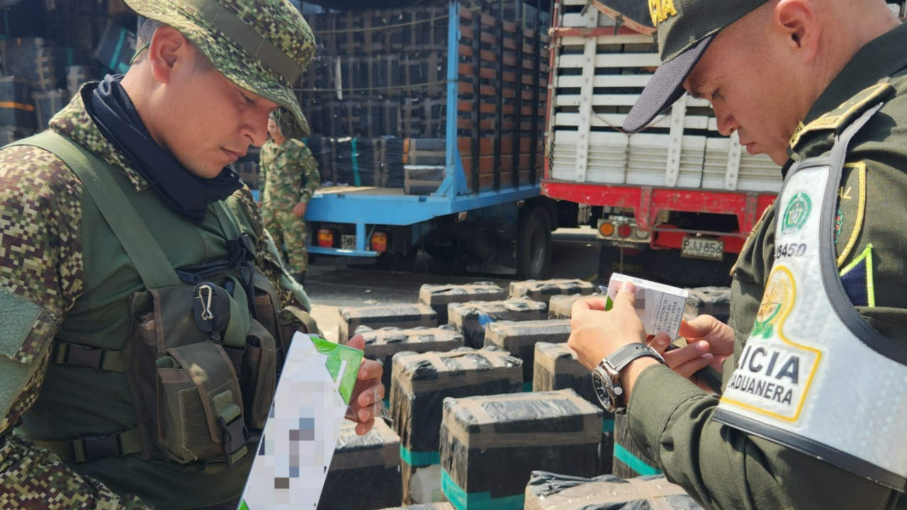 Incautan cigarrillos de contrabando avaluados por más de $3.000 millones