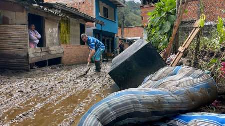 Emergencia por lluvias en vereda La Clara de Caldas Caldas