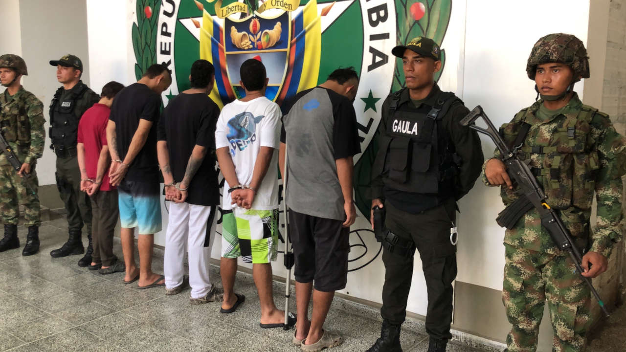 Capturan a seis presuntos extorsionistas en Puerto Berrío Puerto Berrío