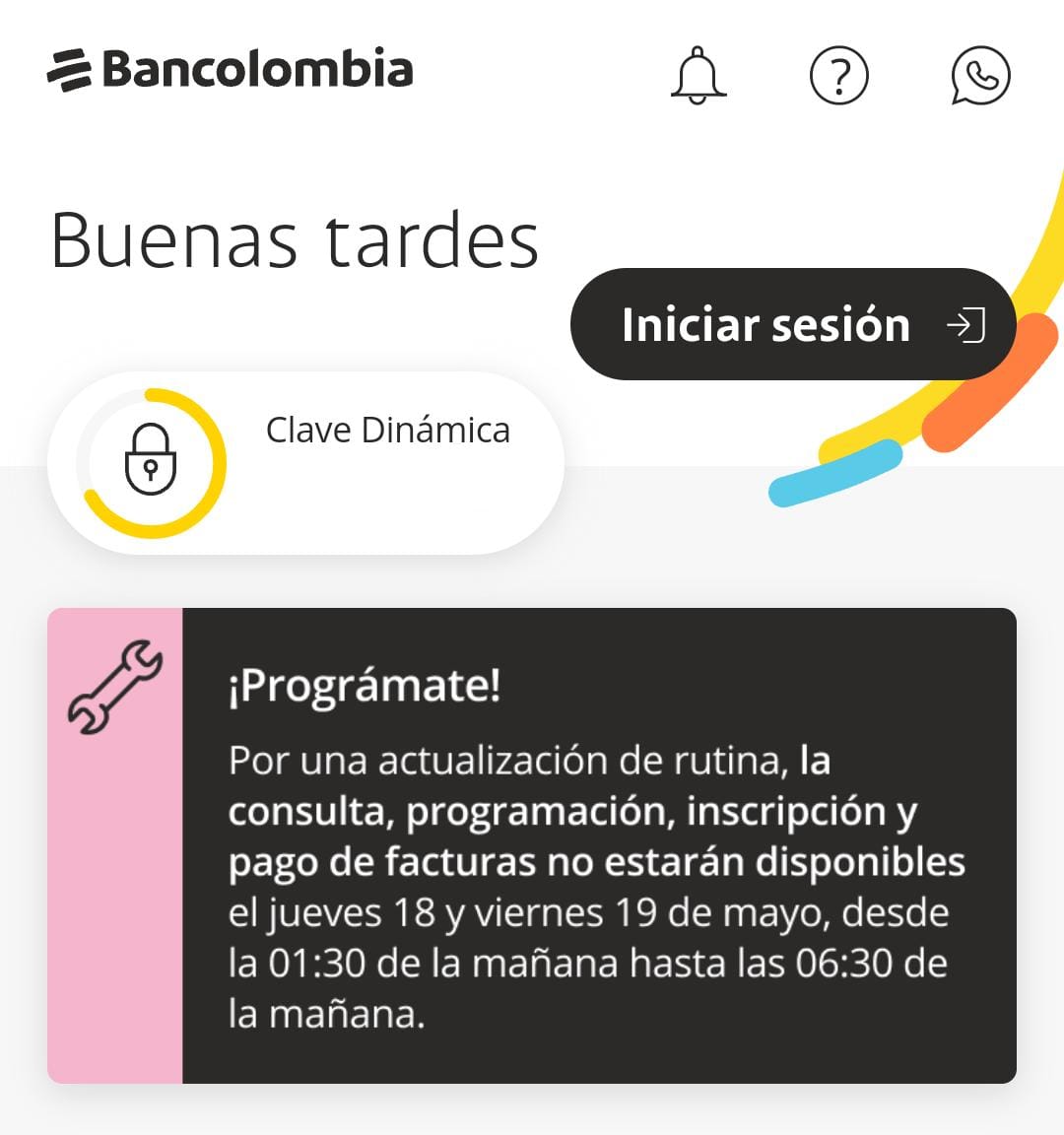bancolombia-mantenimiento-app