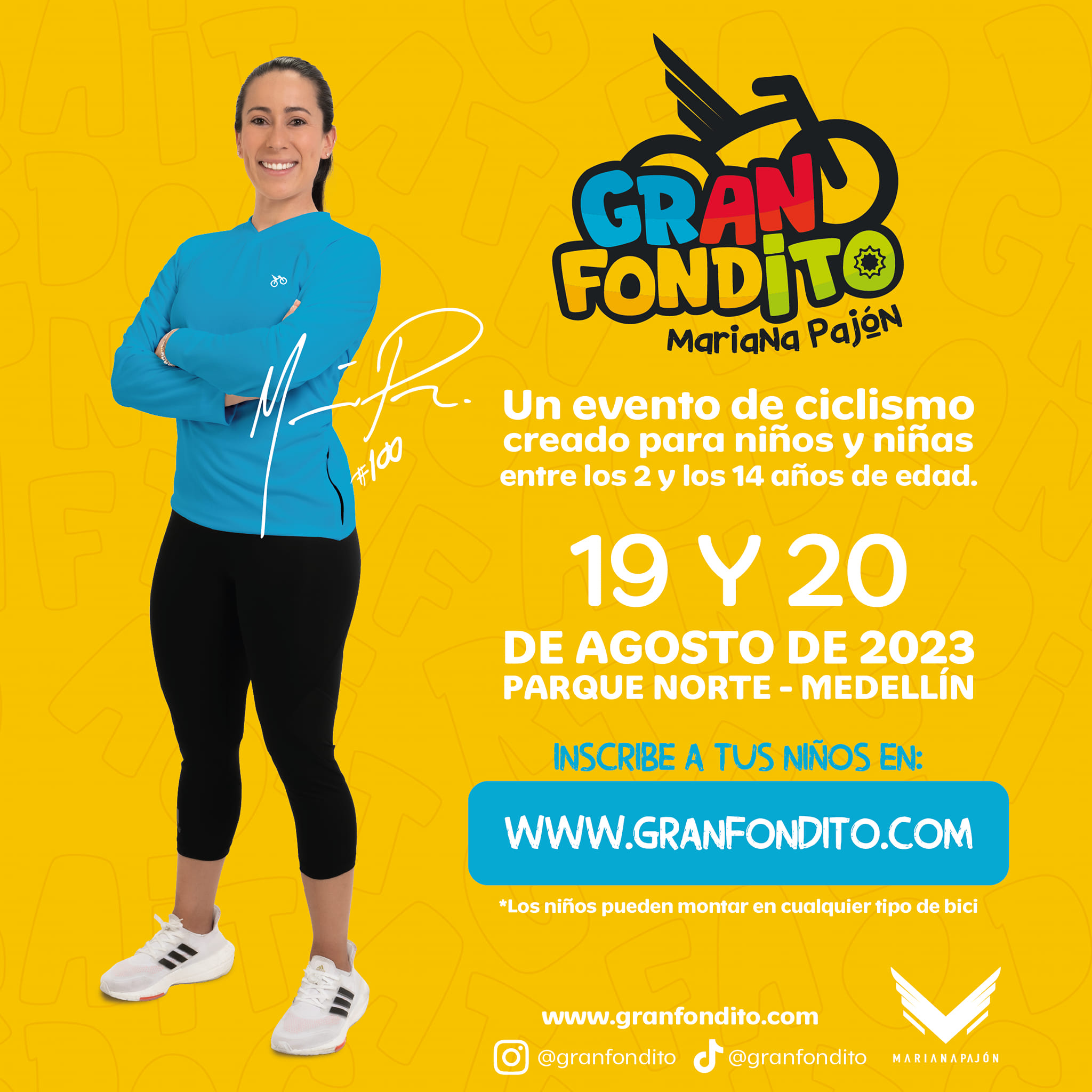 Mariana Pajón organiza evento ciclístico para niños 1 pajon 1
