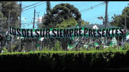 Hinchas acompañaron a Atlético Nacional en Guarne Atlético Nacional