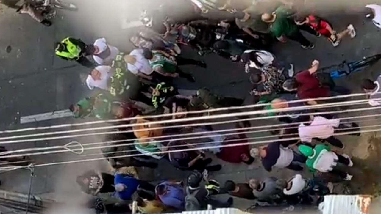 Presunto ladrón fue baleado y golpeado en intento de hurto en Laureles