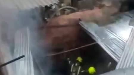 Un incendio acabó con naciente fábrica de estibas