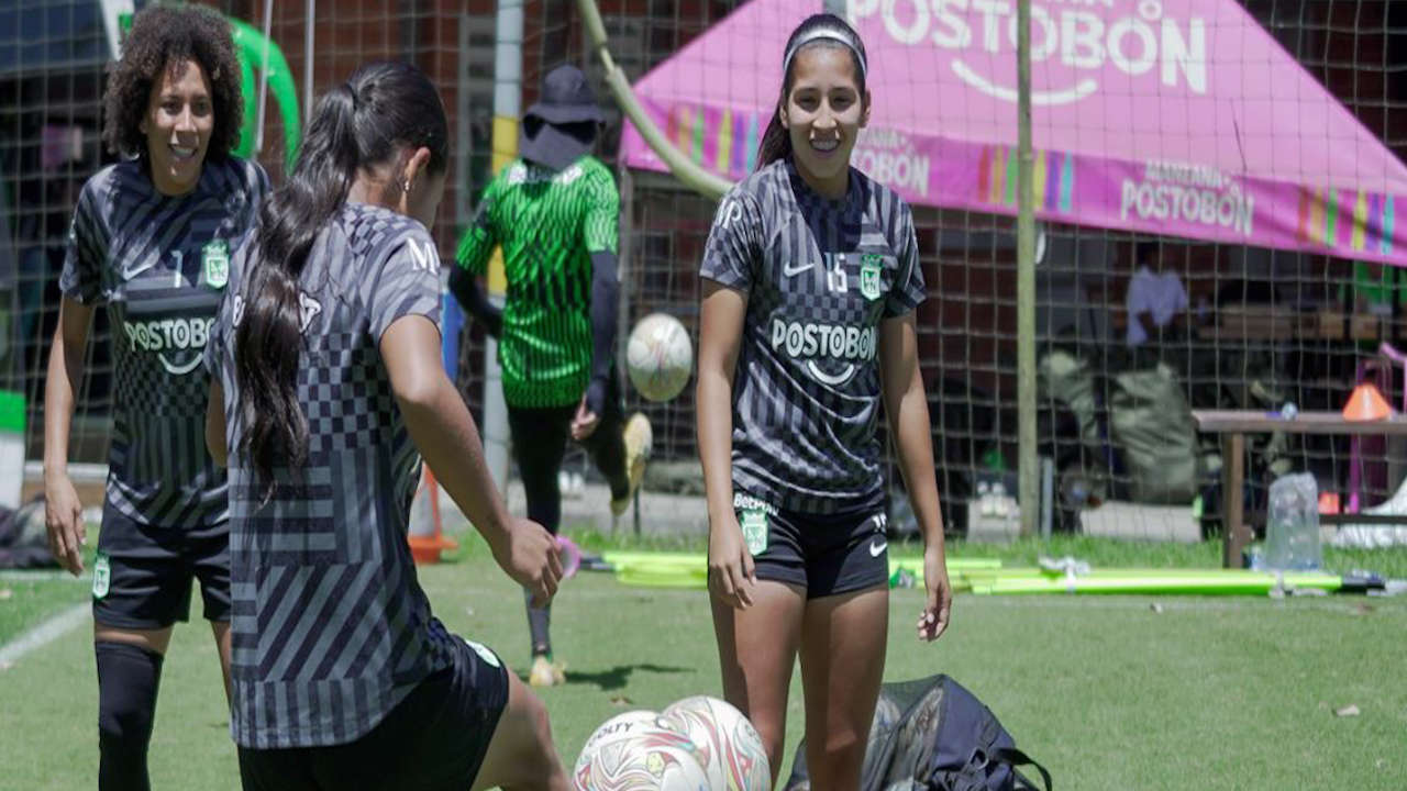 Atlético Nacional femenino por la clasificación ante Santa Fe Atlético Nacional
