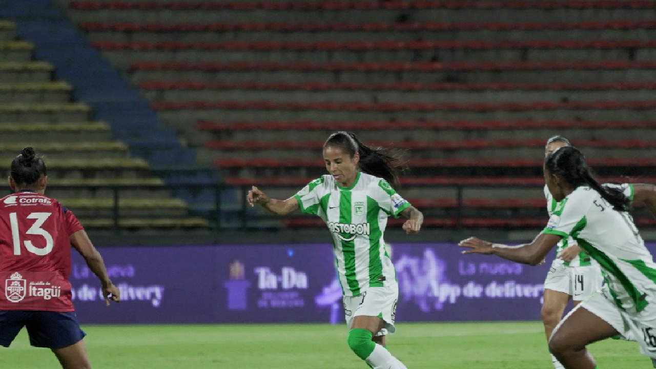 Nacional femenino enfrentará a santa fe en semifinales