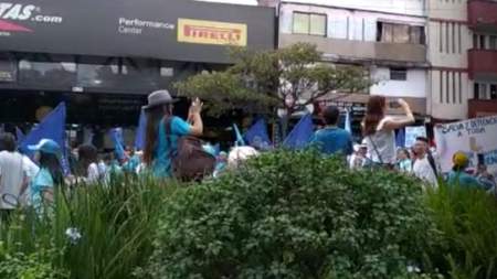 Se registra marcha en Medellín contra el aborto
