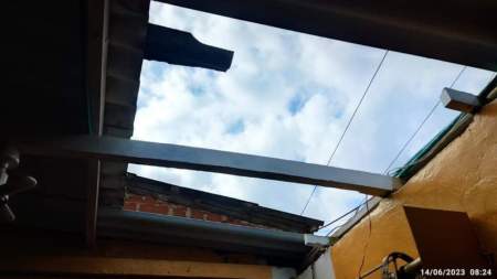 Vendaval y lluvias en Magdalena Medio dejaron alrededor de 168 casas afectadas