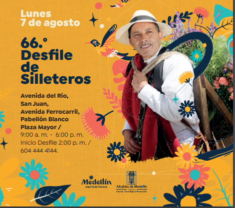 El tradicional Desfile de Silleteros que florecerá a Medellín, ¿cuándo y cómo será el recorrido? 2 desfile de silleteros