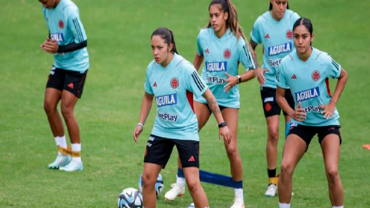Última práctica de la Selección Colombia Femenina antes del amistoso contra Irlanda