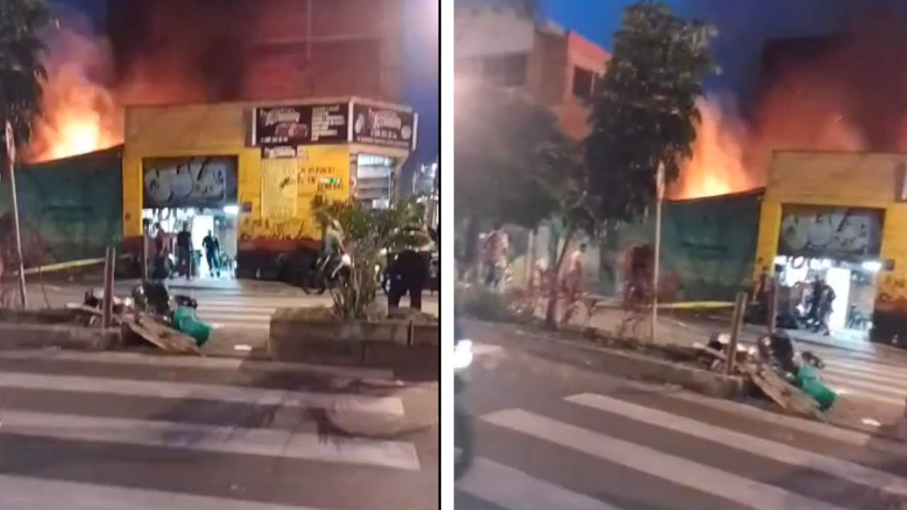 Se presentó incendio en el sector de Cristo Rey, Guayabal