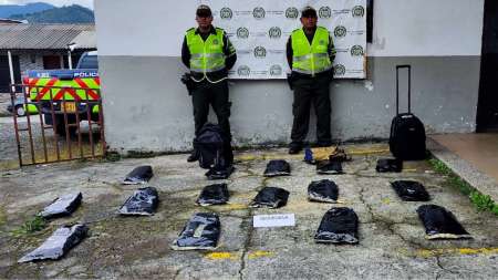 Incautan más de 7 mil gramos de cannabis en la vía La Pintada-Medellín cannabis