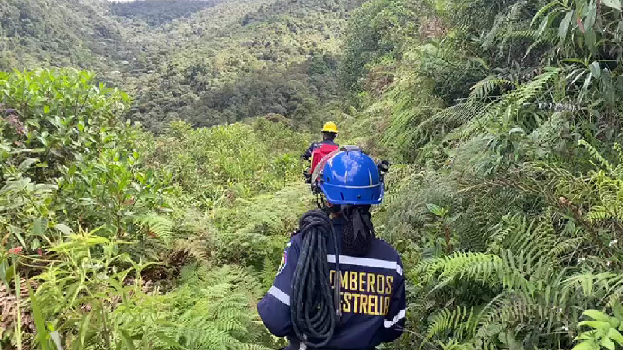 Rescatan grupo de mujeres perdidas en zona boscosa de La Estrella Rescatan grupo de mujeres perdidas en zona boscosa de La Estrella
