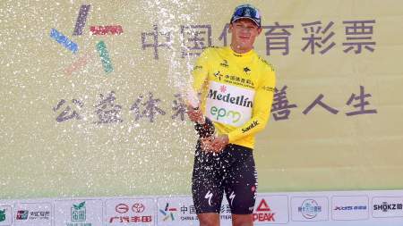 Wilmar paredes, TERCER DÍA como líder del tour de Qinghai