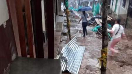 Dos mujeres heridas y viviendas destechadas por vendaval en Anorí