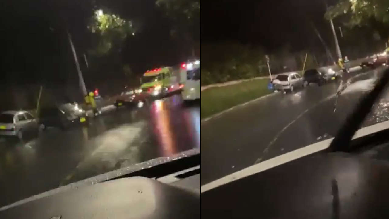 Se presentó accidente múltiple en Rodeo Alto Se presentó accidente múltiple en Rodeo Alto