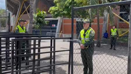 600 policías garantizarán la seguridad durante el partido de hoy en el Atanasio 600 policías garantizarán la seguridad durante el partido de hoy en el Atanasio
