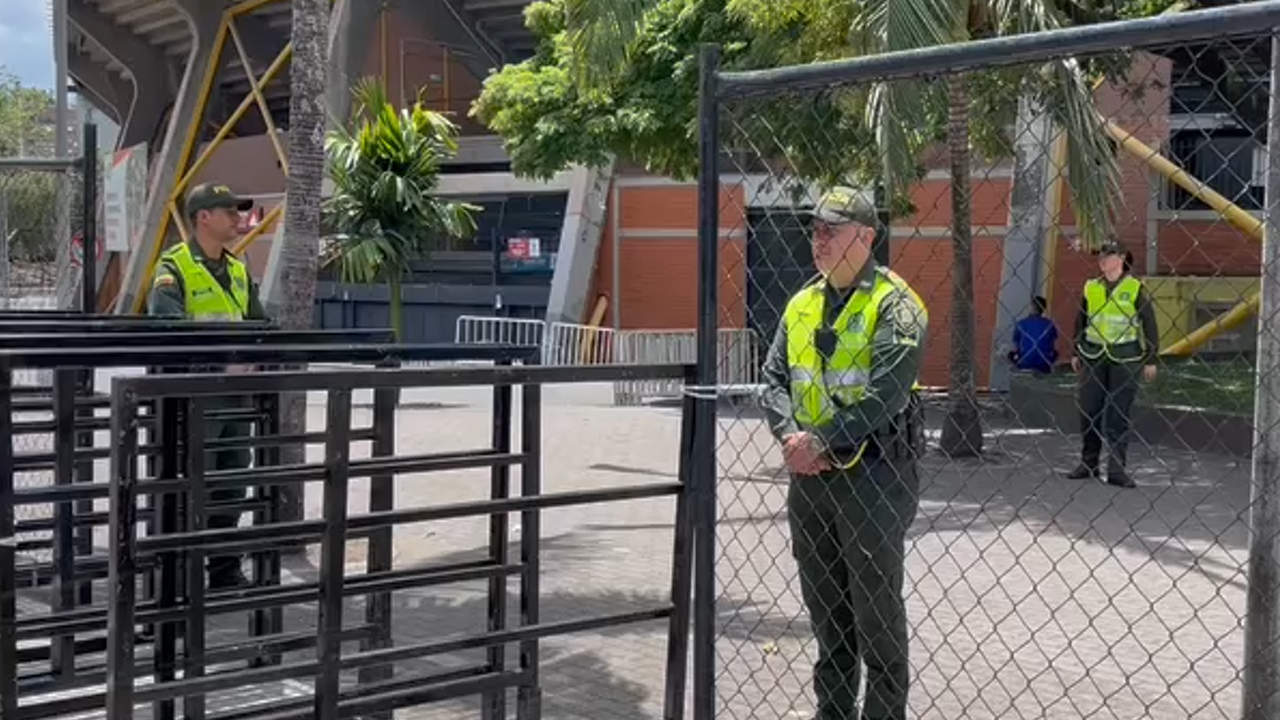 600 policías garantizarán la seguridad durante el partido de hoy en el Atanasio