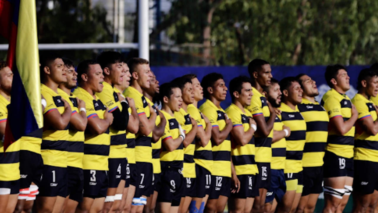 Selección Colombia de rugby cayó ante Brasil