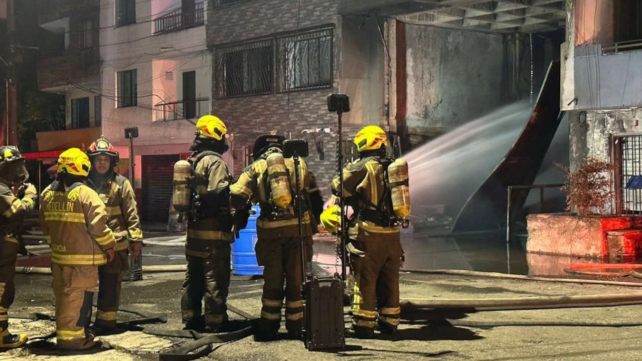El Dagrd, con Bomberos Medellín, atendió 122 emergencias en la última semana