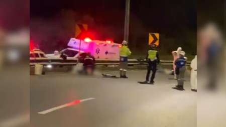 Dos jóvenes que estarían practicando Gravity Bike perdieron la vida al chocar con un poste en la vía a Las Palmas accidente-palmas-gravity-bike