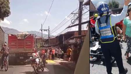 Accidente en la Av. Paralela