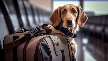 Pareja solicitó reembolso a una aerolínea porque un perrito de otro asiento se la pasó sacando gases