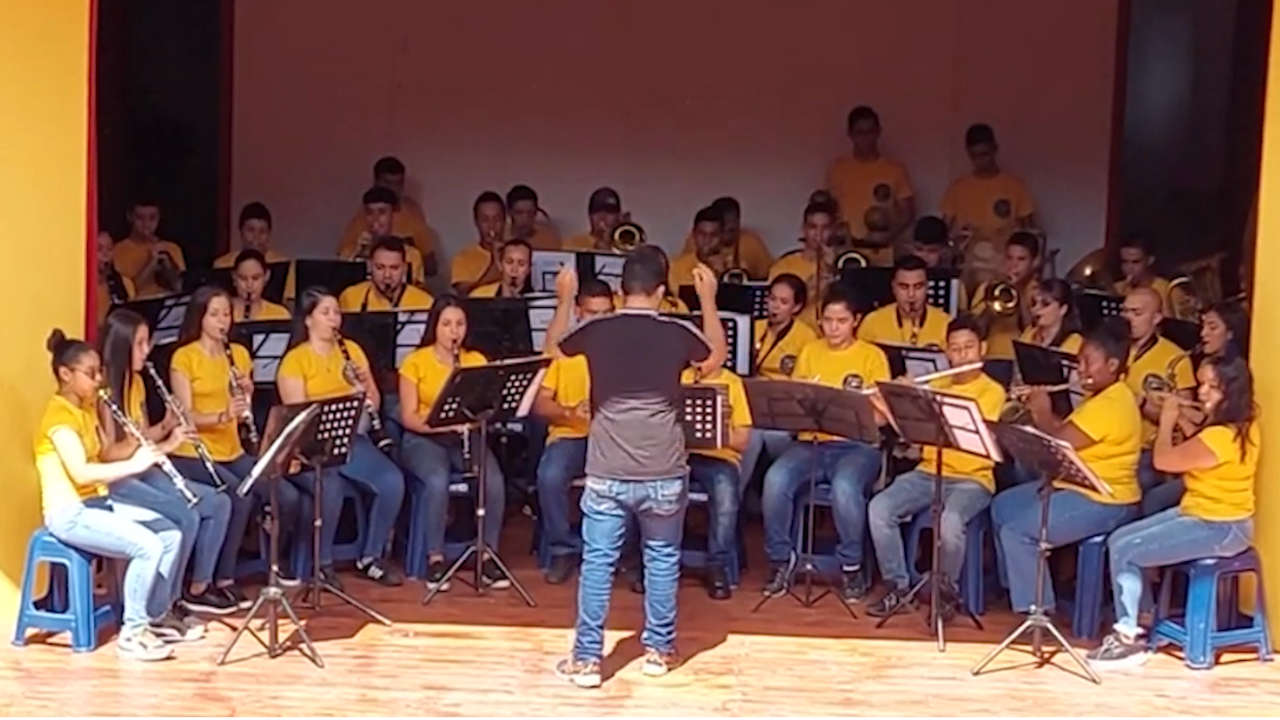 Jóvenes de Titiribí se unieron al sueño de la banda sinfónica del municipio y tras varios logros hoy tienen una invitación en el exterior Titiribí