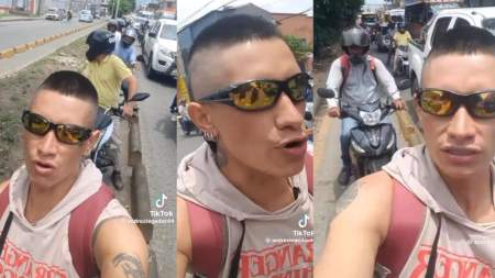 “Vamos a mi ritmo”: hombre en Cali ‘hizo respetar la ciclovía de su ciudad’ “Vamos a mi ritmo”: sujeto en Cali 'hizo respetar la ciclovía de su ciudad'