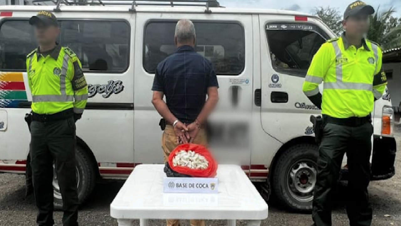 Policía capturó a un hombre con 3.000 dosis de cocaína camufladas en plátanos cocaína