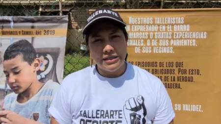 Habitantes del barrio Picacho solicitan a la Alcaldía que no se les quite su espacio utilizado para el arte