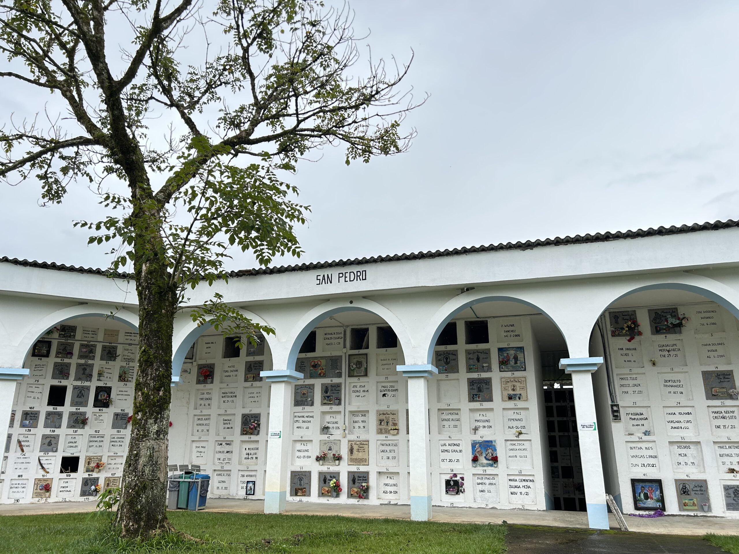 intervención del cementerio de Cocorná