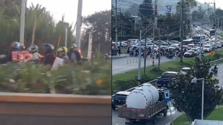 Empleados de Rappi salieron a protestar en Rionegro Empleados de Rappi salieron a protestar en Rionegro