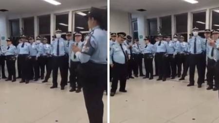 Video del momento en que abordaron a la agente de tránsito que denunció acoso por su jefe