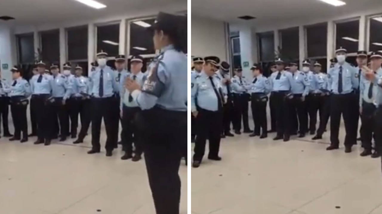 Video del momento en que abordaron a la agente de tránsito que denunció acoso por su jefe