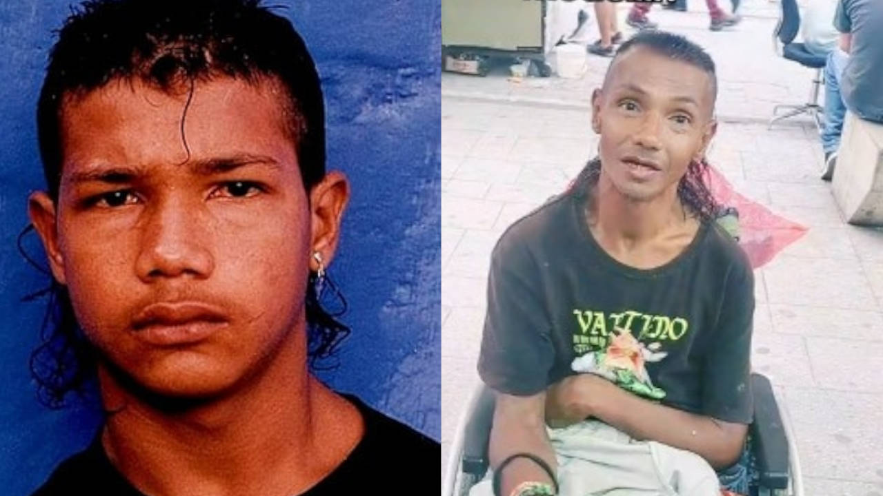 Así luce 'Choco' de la Vendedora de Rosas. Lo vieron en el Centro de Medellín