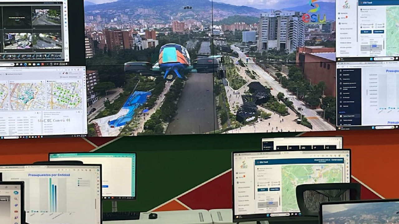 Inauguran centro de monitoreo de seguridad con drones