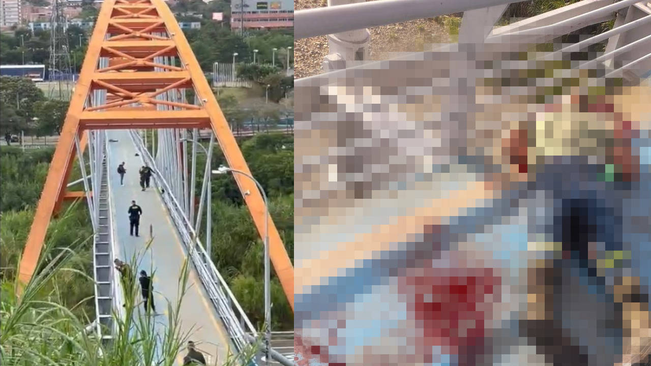 Cierran puente que conecta el sector de Las Vegas con la Unidad Deportiva Tulio Ospina