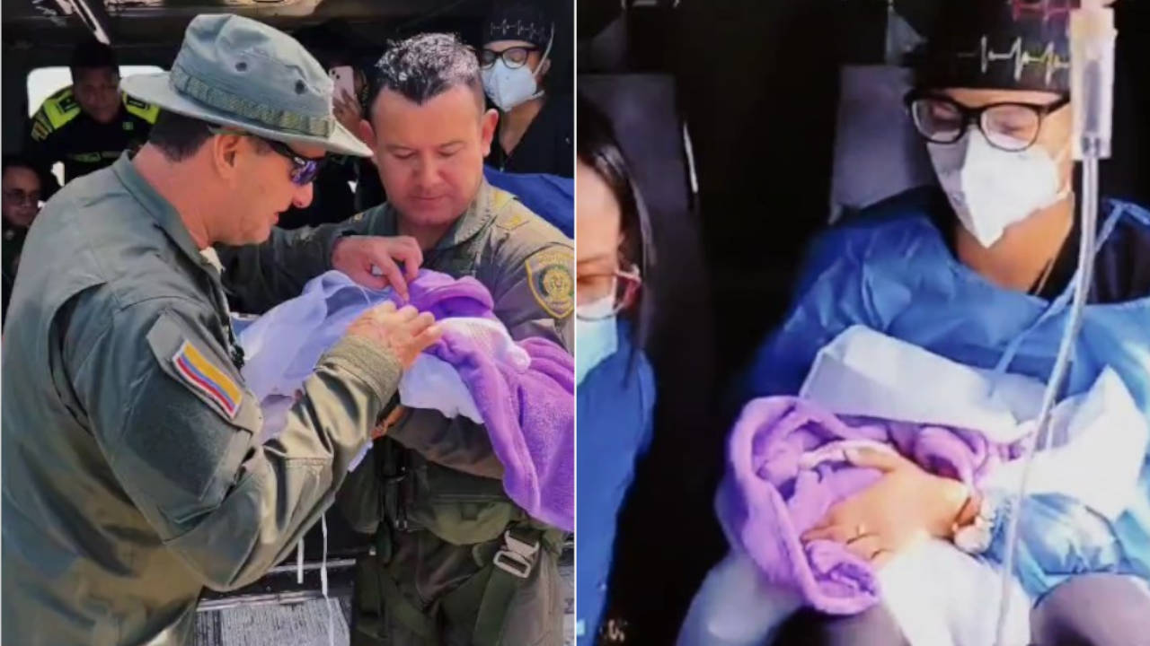 ¡Qué heroico! Atendieron un parto mientras realizaban rescate del papá de Luis Díaz