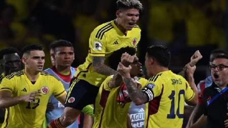 Colombia rompe racha ante Brasil y escala en la tabla de posiciones