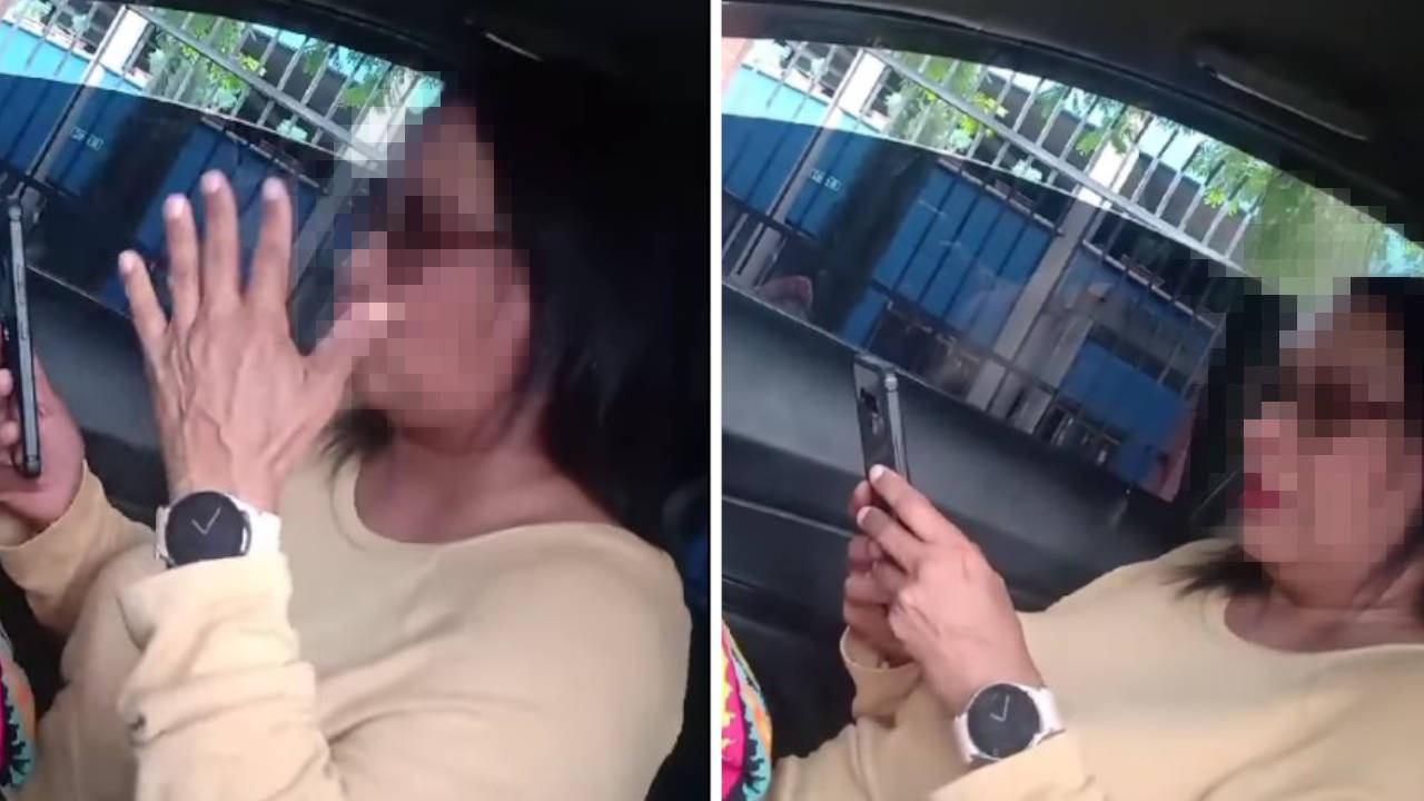 Señora entra en conflicto con un conductor de Uber por el pago de un servicio