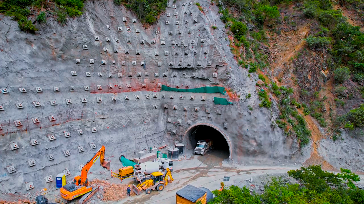 Megaproyecto Túnel Guillermo Gaviria: en un 73% van las obras de vías de acceso del tramo 1 Túnel Guillermo Gaviria