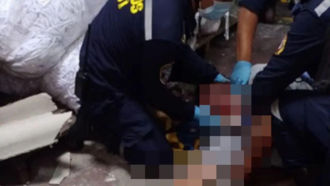 Hombre que reparaba un techo en Itagüí, cayó de una altura aproximada de 15 metros hombre-vaco-techo-itagui