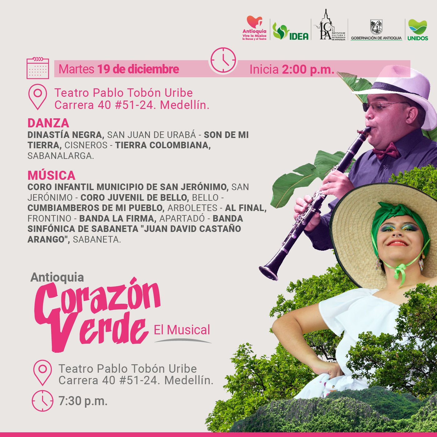 El Teatro Pablo Tobón Uribe recibe el encuentro departamento de Antioquia vive la Música, la Danza y el Teatro 2023. 2 WhatsApp Image 2023 12 11 at 1.57.43 PM