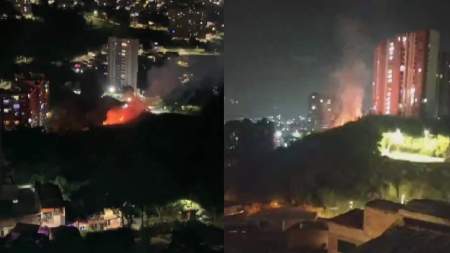 Alborada descontrolada en Medellín: incendios y heridos marcan el inicio de la Navidad 2023